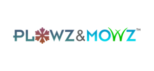plowz and mowz logo for yard work