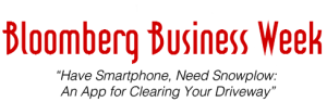 Bloomberg Business Week say's have smartphone, need snowplow: an app for clearing your driveway!