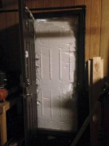 snow up to the door