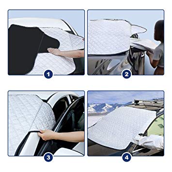 snow cover for car windshields