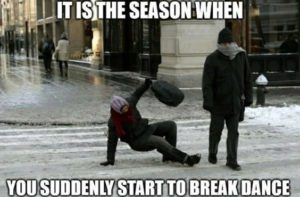 icy winter break-dance meme