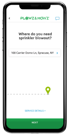 home sprinkler winterization services near me